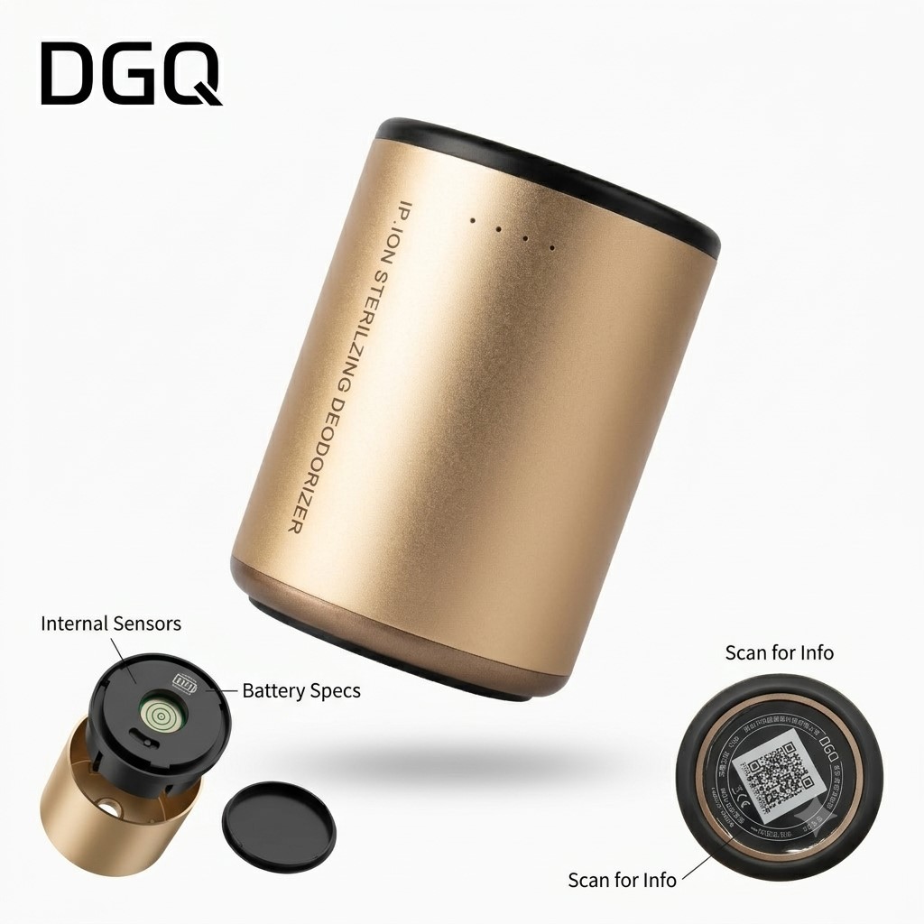 Máy khử mùi & diệt khuẩn IP ION thông minh DGQ - D2 (Hộp ngắn), dùng cho xe hơi & không gian kín - ảnh 4