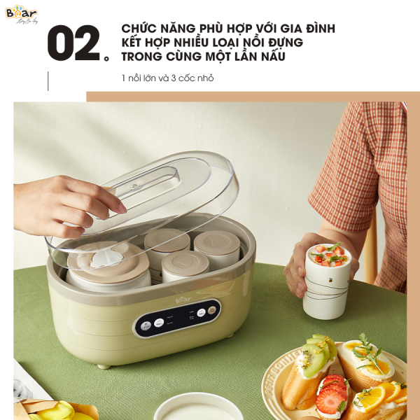 Máy Làm Sữa Chua Bear 1,75L SB-SC10C - ảnh 1