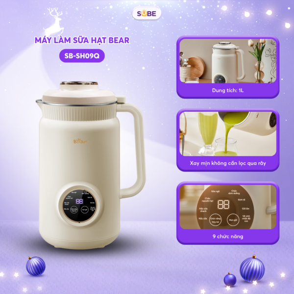 Máy làm sữa hạt Bear SB-SH09Q - ảnh 1
