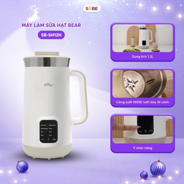 Máy làm sữa hạt Bear SB-SH12H - ảnh 1