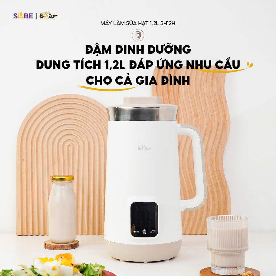 Máy làm sữa hạt Bear SB-SH12H - ảnh 2