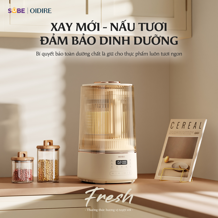 Máy làm sữa hạt Oidire ODI04A - ảnh 2