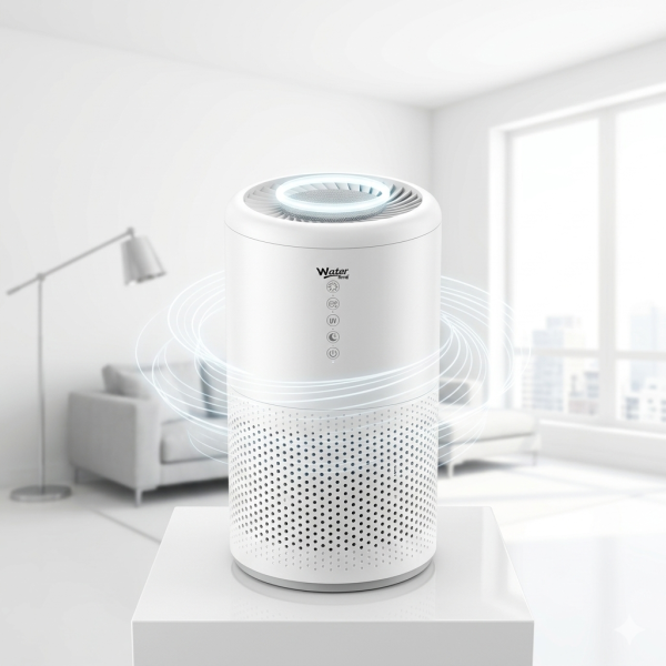 Máy lọc không khí AI300 Water System, tạo ion âm,kiêm Loa Bluetooth , đèn UV diệt khuẩn - ảnh 1