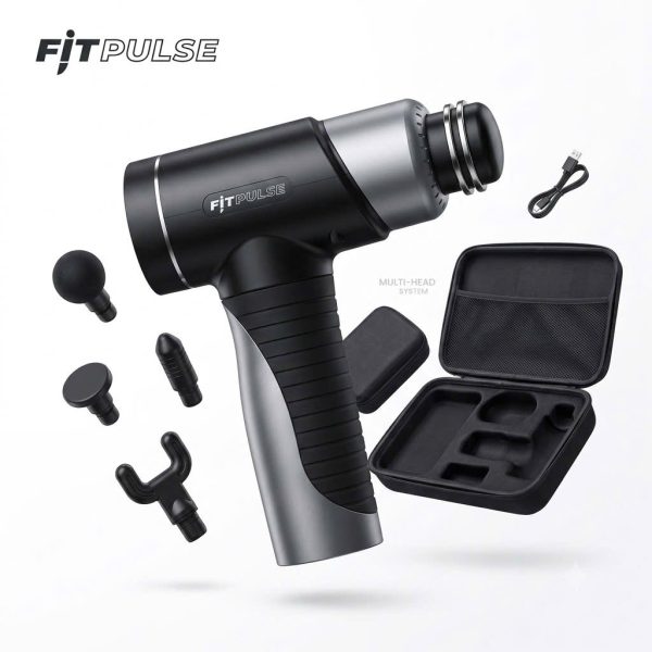 Máy Massage Cầm Tay FITPULSE, hàng Amazon Mỹ ( hàng tồn, vỏ dính tay, lỗi pin ko bao sống chết ) - ảnh 1