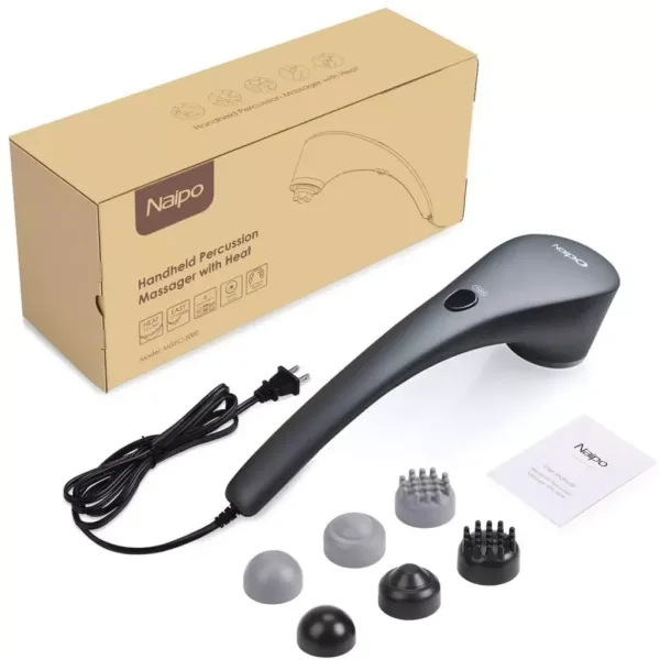 Máy Massage cầm tay NAIPO MGPC-5000 ( thuộc Aukey - Đức), đầu bi xoay nóng - ảnh 1