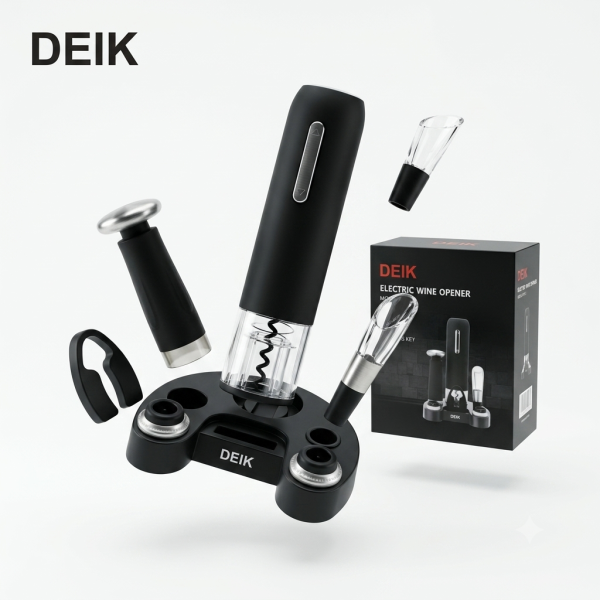 Máy mở nút chai rượu vang tự động hãng DEIK KP1111 - ảnh 1