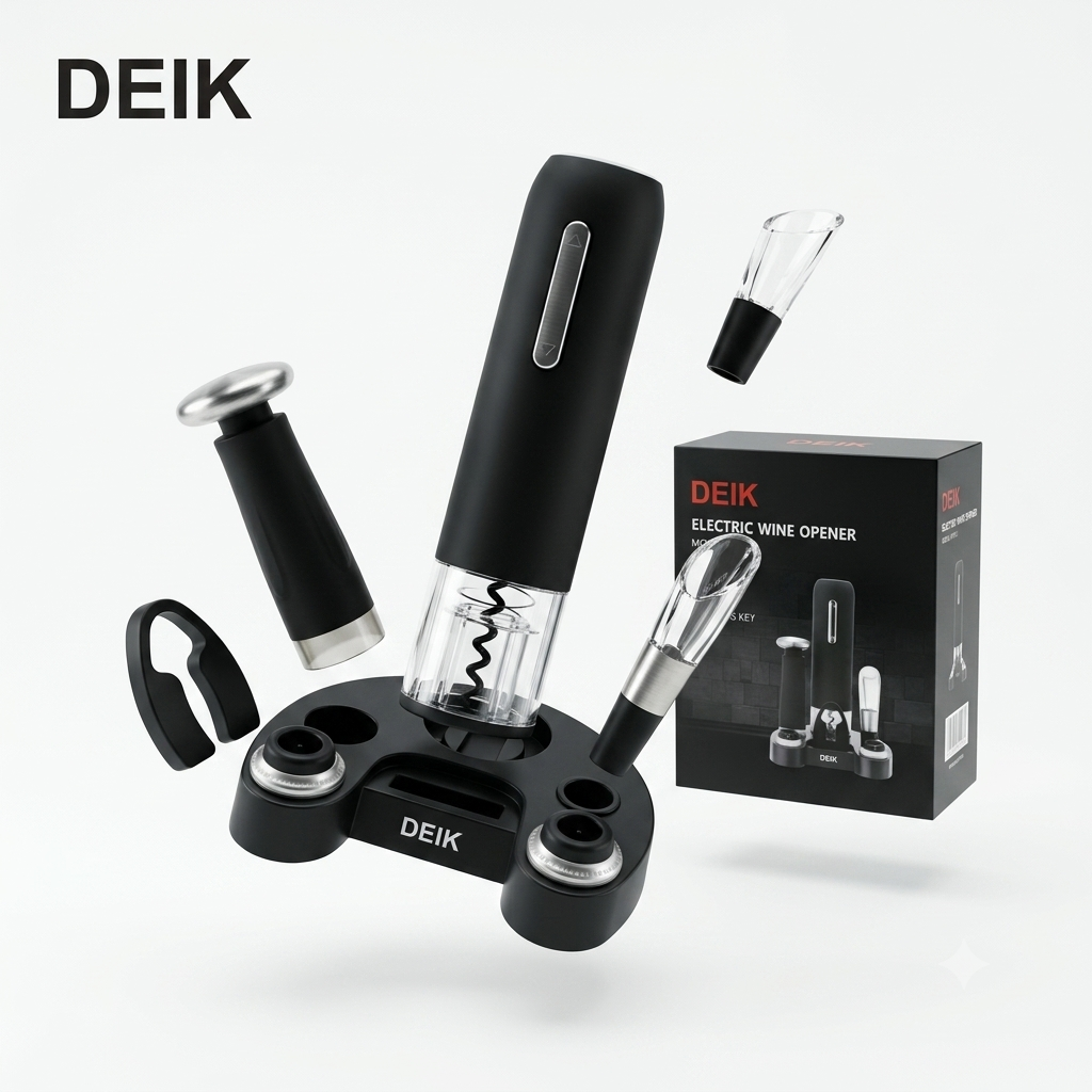 Máy mở nút chai rượu vang tự động hãng DEIK KP1111 - ảnh 1
