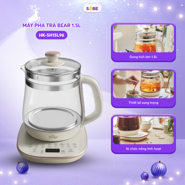 Máy pha trà Bear 1.5L HK-5H15L96 - ảnh 1