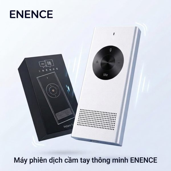 Máy phiên dịch cầm tay thông minh ENENCE, hàng Ebay Mỹ, dịch thời gian thực, có AI trợ lý du lịch - ảnh 1