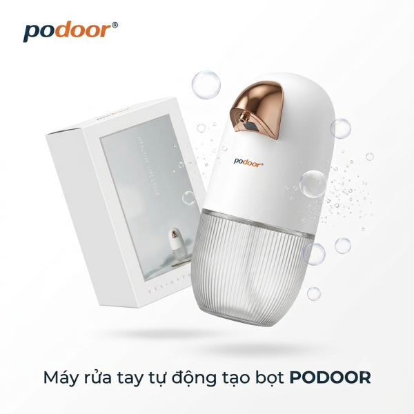 Máy rửa tay tự động tạo bọt PODOOR - ảnh 1