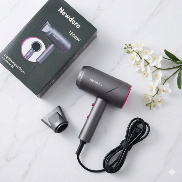Máy sấy tóc bổ sung iOn âm, hãng Newdora ( Đức ) - 02/ 03, công suất 1800w - ảnh 1