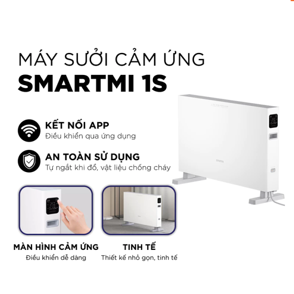 Máy sưởi điện đối lưu cảm ứng Xiaomi Smartmi 1S ( kết nối App), bản quốc tế - ảnh 1