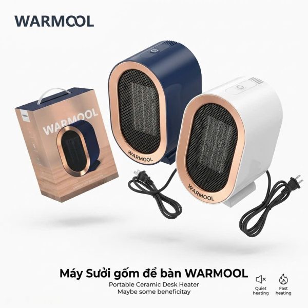 Máy Sưởi gốm để bàn WARMOOL - ảnh 1