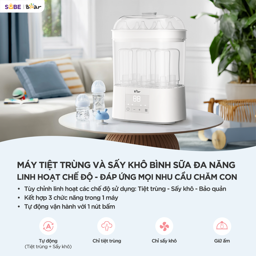Máy tiệt trùng Bear ST-5H05E26 - ảnh 2