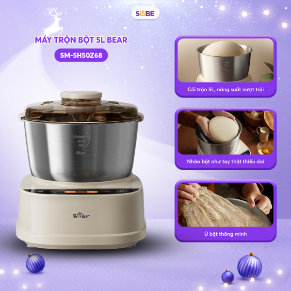 Máy trộn bột Bear 5L SM-5H50Z68 - ảnh 1