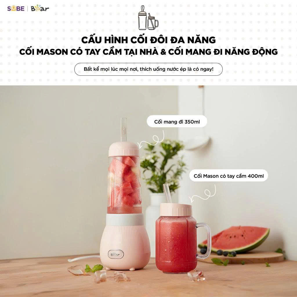 Máy xay sinh tố 0.4L Bear BL 4H04M - ảnh 1