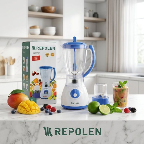 Máy xay sinh tố REPOLEN MD-Y44 công suất max 2000w , dung tích 1.5L , cối nhựa trong - ảnh 1