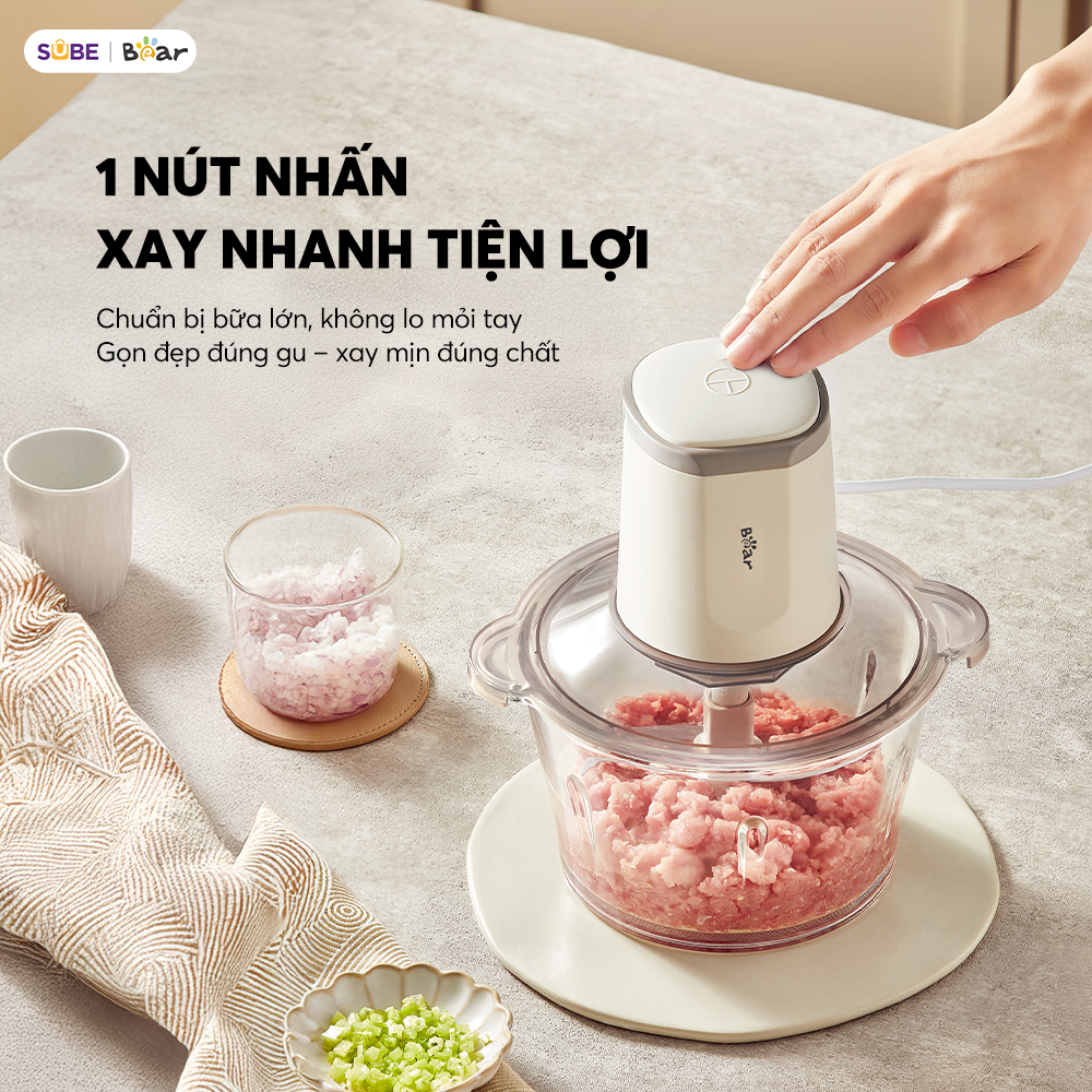Máy xay thịt Bear 1.8L CH-5H03P36 - ảnh 3