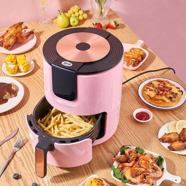 Nồi chiên không dầu 3.5L XIAOMI YOUBAN 5106TS oil-free large-capacity air fryer - Hồng - ảnh 1