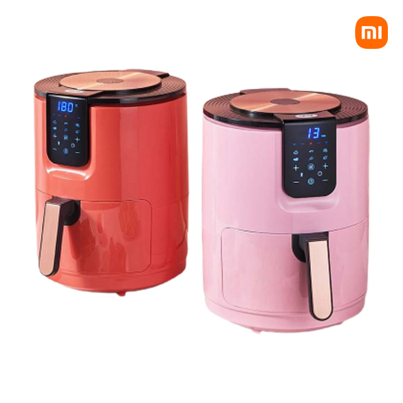 Nồi chiên không dầu 3.5L XIAOMI YOUBAN 5106TS oil-free large-capacity air fryer - Hồng - ảnh 3