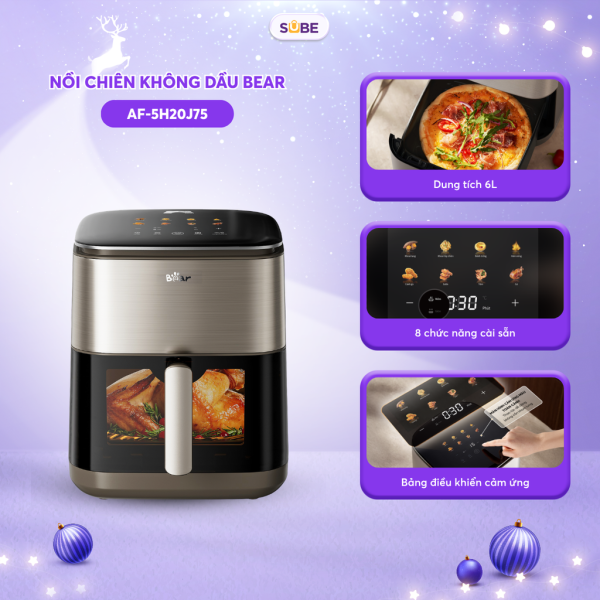 Nồi chiên không dầu Bear 6L AF-5H20J75 - ảnh 1