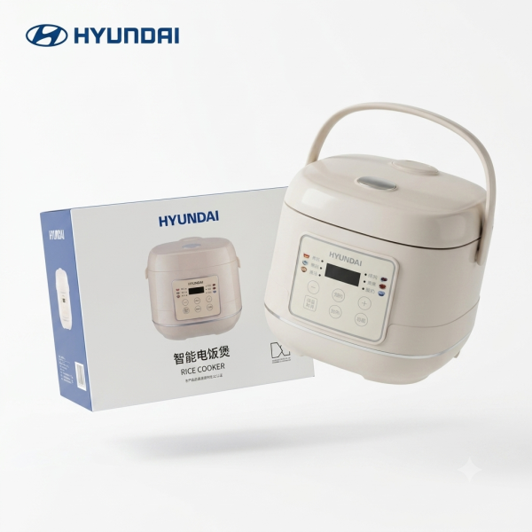Nồi cơm điện đa năng 6 in 1 Hyundai 4L, có quai xách, nấu cơm ngon - ảnh 1