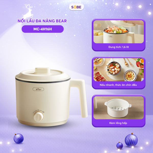 Nồi lẩu đa năng Bear MC-4H16H - ảnh 1