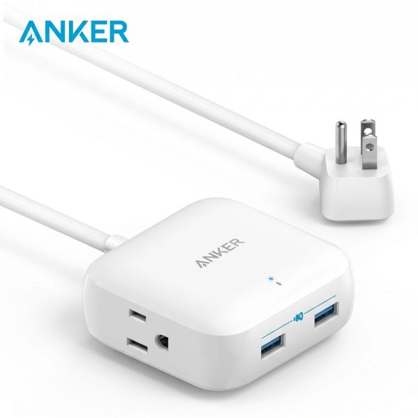 Ổ cắm điện đa năng A9121 (ổ vuông - không hộp) - hàng nhà máy Anker - ảnh 1