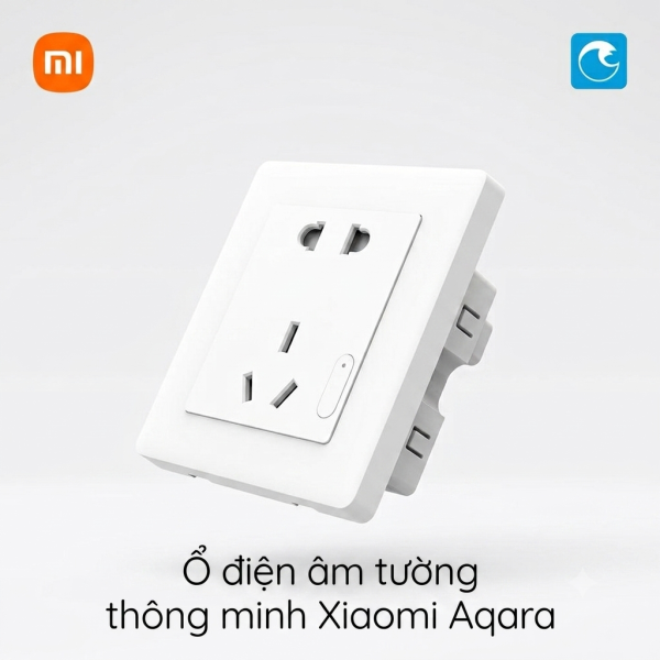 Ổ điện âm tường thông minh # Xiaomi Aqara smart wall socket - white QBCZ11LM - ảnh 1