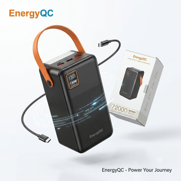 {Order 28/10} Pin dự phòng khủng long 72.000mAh hãng EnergyQC sạc nhanh 130W - ảnh 1