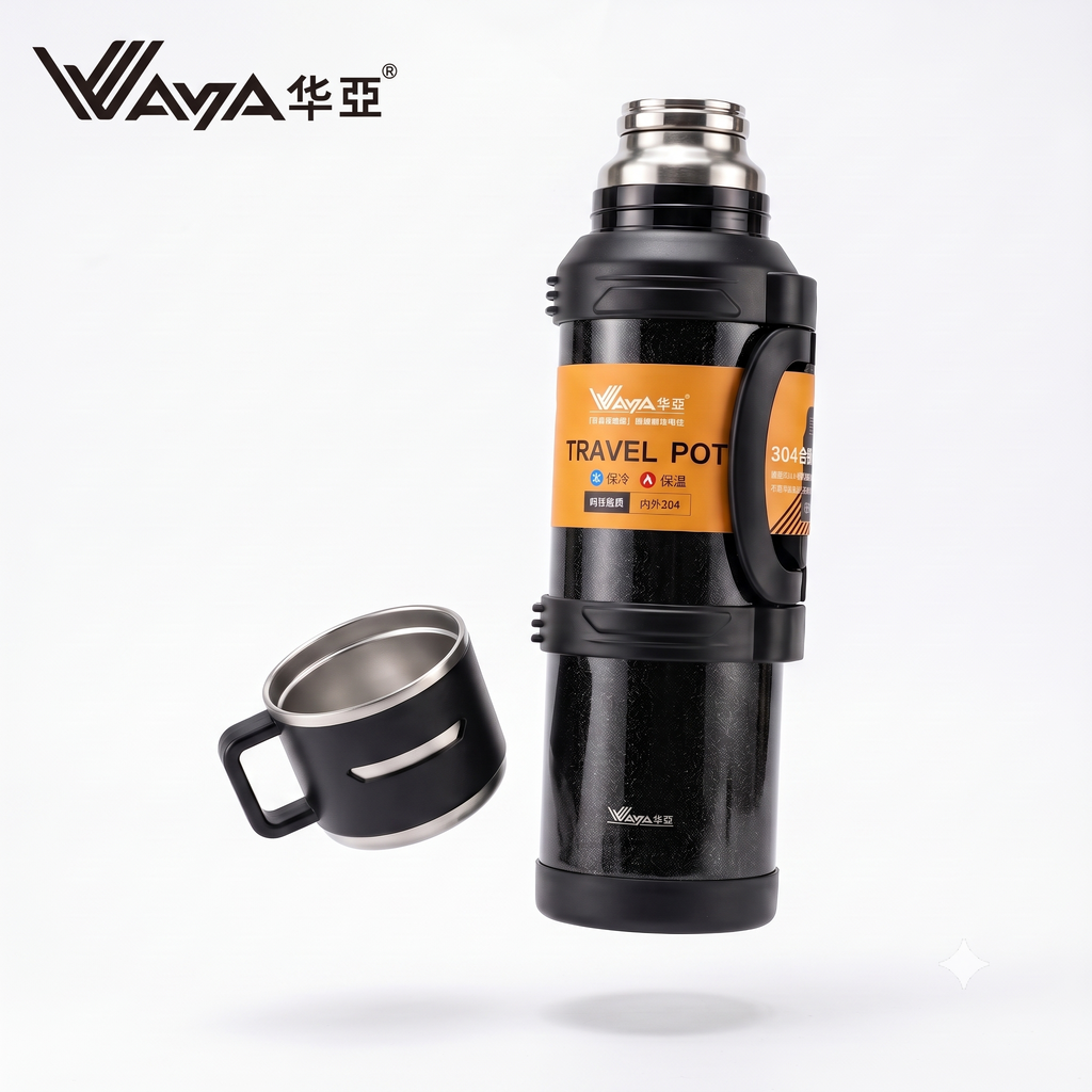 Phích nước giữ nhiệt khổng lồ, dung tích cực đại 4200ml hãng WAYA - HYX12, ruột inox 304 - ảnh 2