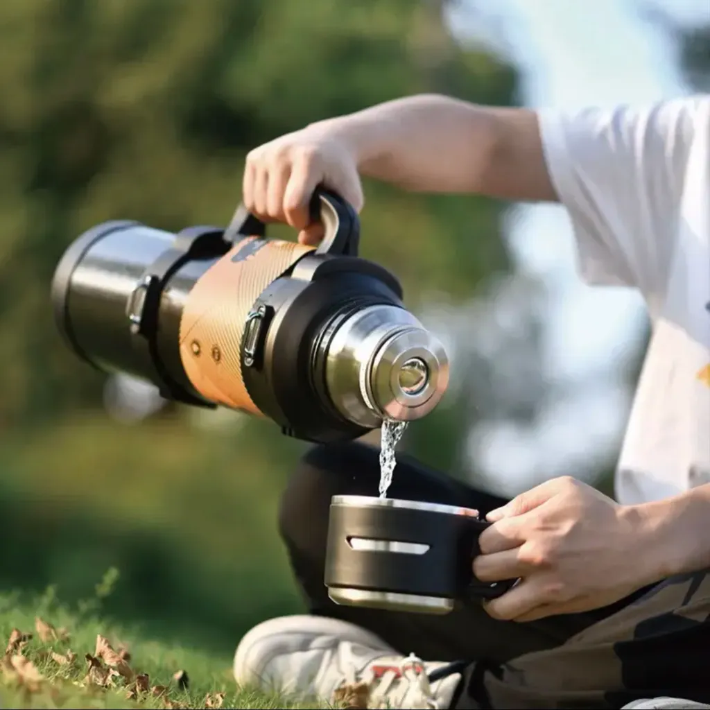 Phích nước giữ nhiệt khổng lồ, dung tích cực đại 4200ml hãng WAYA - HYX12, ruột inox 304 - ảnh 4