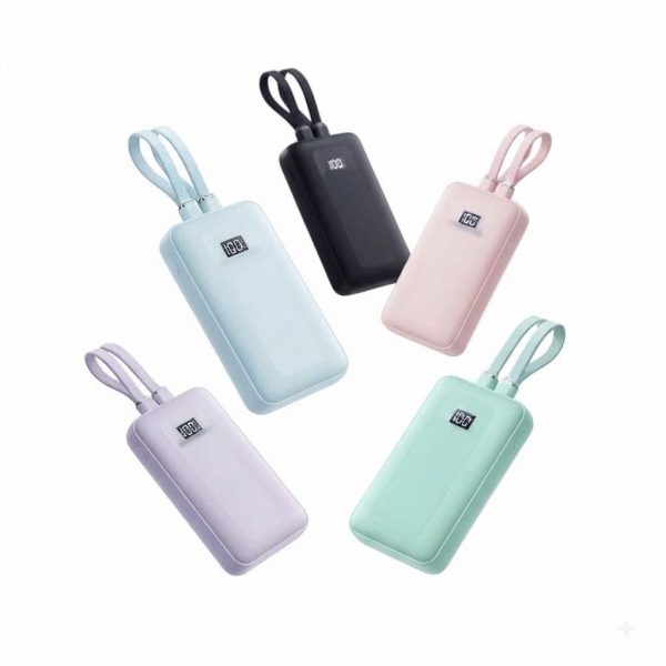 Pin dự phòng 10.000mAh hợp 2 cáp 1L 1C sạc nhanh 30w tích - ko hộp, chưa in logo ( nhà máy Anker ) - ảnh 1