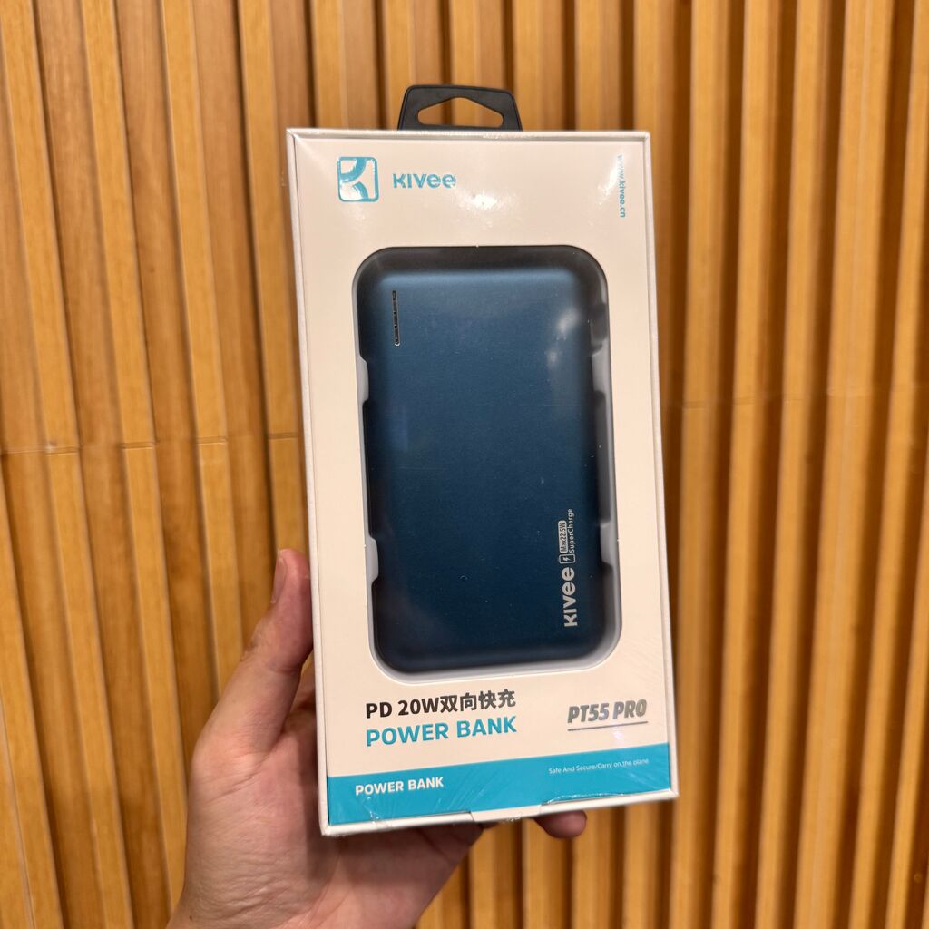 Pin dự phòng 10.000mAh KIVEE - PT55 PRO, sạc nhanh 20W vỏ nhôm siêu mỏng - ảnh 2