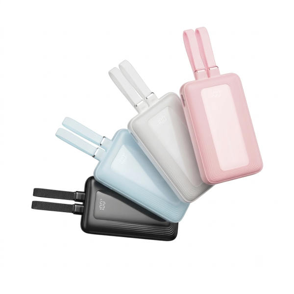 Pin dự phòng 20.000mAh hợp 2 cáp 1L 1C sạc nhanh 30w tích - ko hộp, chưa in logo ( nhà máy Anker ) - ảnh 1