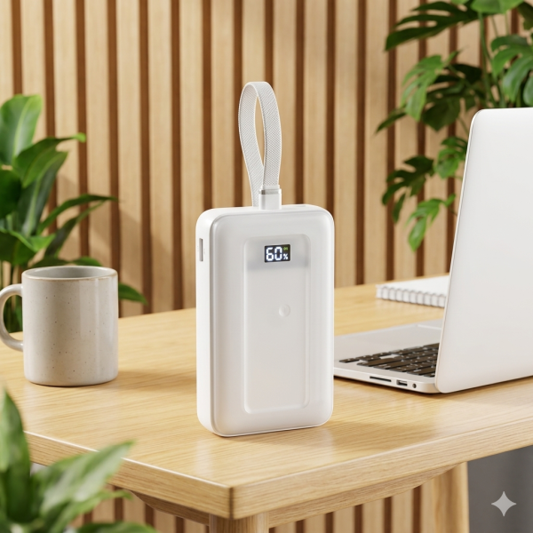 Pin dự phòng 20.000mAh sạc nhanh 30W ko hộp ( nhà máy Anker ) - ảnh 1