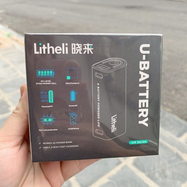 Pin dự phòng Litheli 4000mAh, sạc nhanh, mở rộng dung lượng cho thiết bị Litheli - ảnh 1