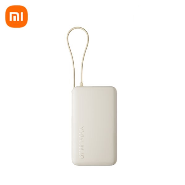 Pin dự phòng Xiaomi 10.000mAh sạc nhanh 67W - PB1067 (liền cáp Type-C) ko hộp, có CCC đi đc máy bay - ảnh 1