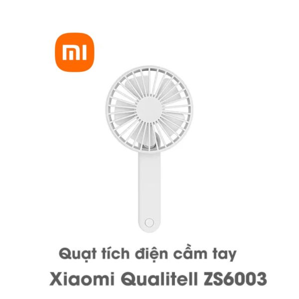 Quạt Cầm Tay XIAOMI Qualitell ZS6003, tích điện, có thể gập gọn, 3 chế độ gió - ảnh 1