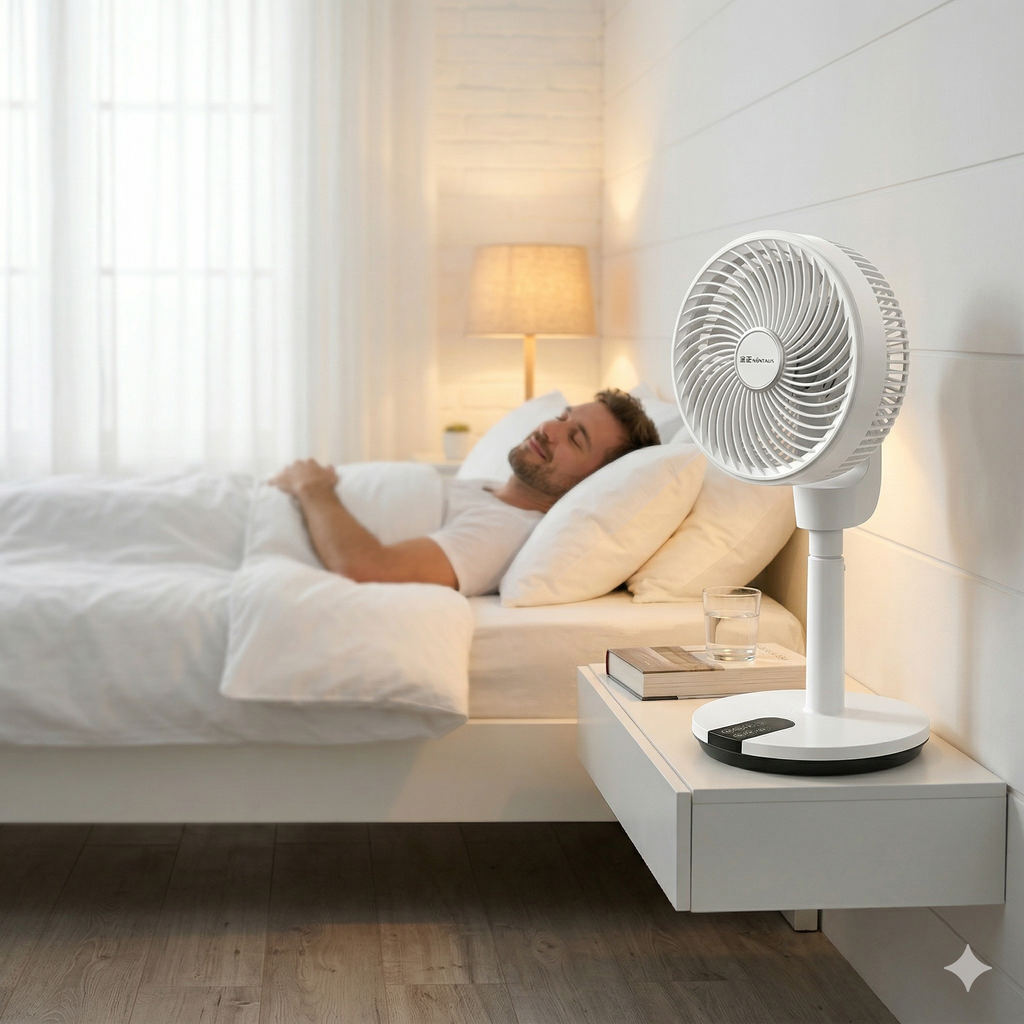 Quạt cây NONTAUS công suất 60w , quạt xoay 180 độ đối lưu không khí (HỘP XẤU) - ảnh 3