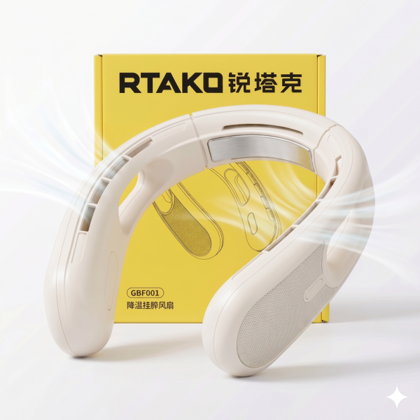 Quạt đeo cổ RTAKO GBF001 5000mAh - ảnh 1