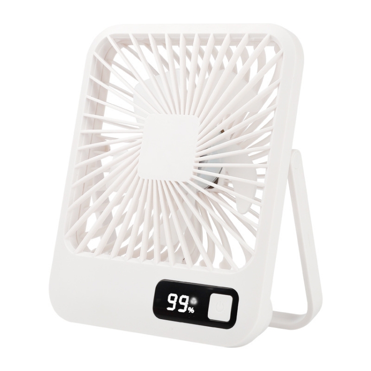 Quạt mini 5 cánh để bàn, có chân dựng, ko tích điện, cắm Pin dự phòng sử dụng. - ảnh 2