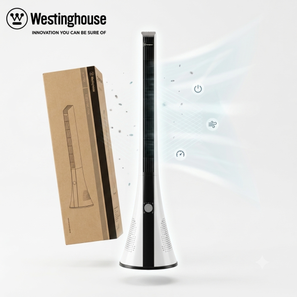 Quạt tháp không cánh Westinghouse XWT12 BFT1803R, có lọc không khí bằng ion âm - ảnh 1