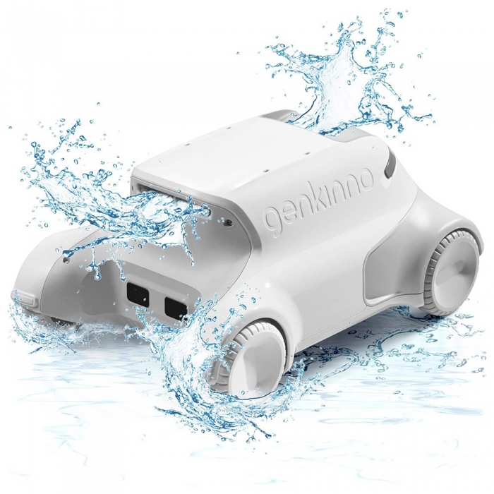 Robot dọn vệ sinh bể bơi Genkinno P1 SE - Robot Vệ Sinh Hồ Bơi sạc Pin - ảnh 1