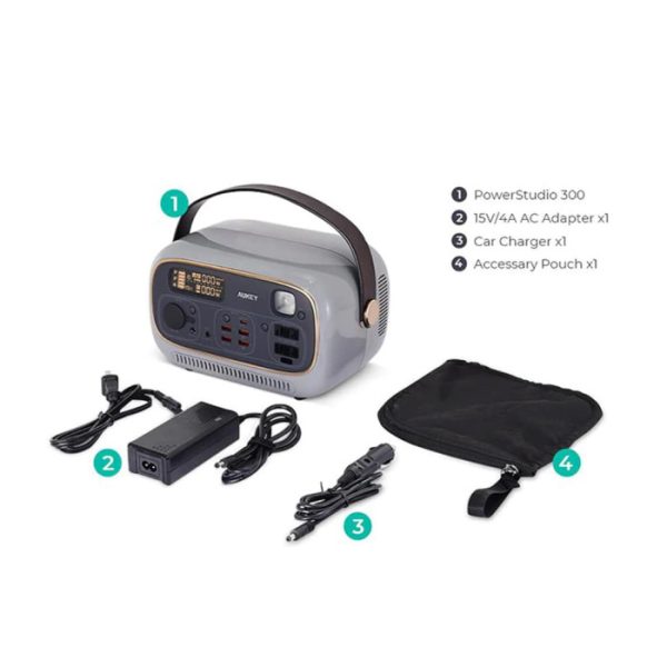 Trạm sạc 82.500mAh hãng Aukey PS-RE03 P ( Đức) Power Studio 300 - ảnh 1