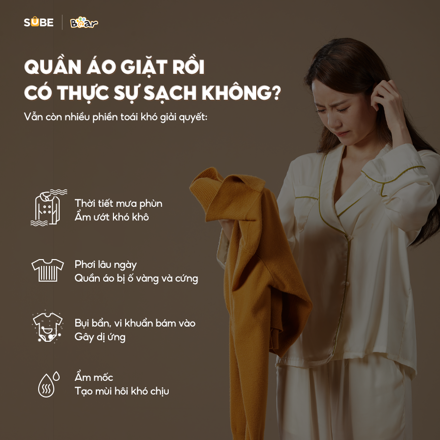 Tủ sấy quần áo Bear HGJ-D12D5 - ảnh 4
