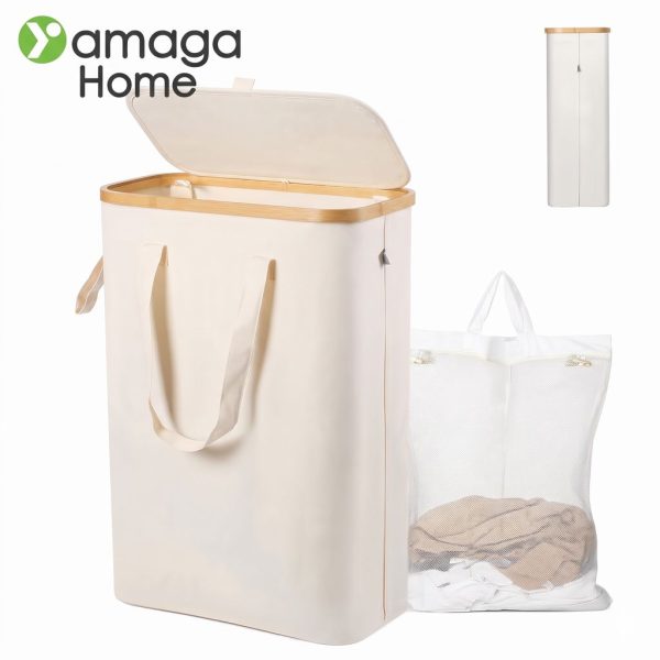 Túi đựng đồ giặt YAMAGA HOME (Laundry basket) - 52L ( hàng Amazon Mỹ ) - ảnh 1