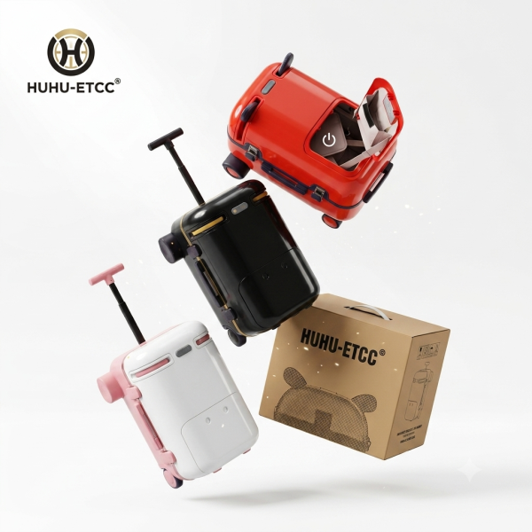 Vali điện trẻ em hãng HUHU-ETC - ngồi lên lái đi như oto điện được (ko kèm pin) - ảnh 1