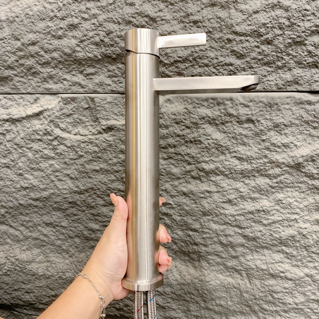 Vòi cao Lavabo rửa mặt hãng SUPOR 212224-01-LS có nóng lạnh , inox 304 - ảnh 5