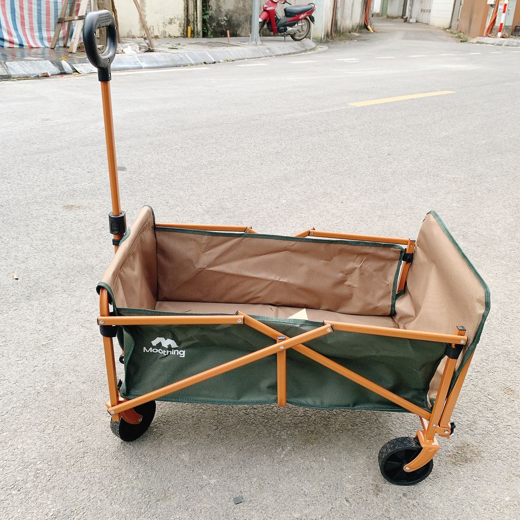 Xe kéo gấp gọn đa năng MOOTHING , kéo hàng, camping, du lịch - ảnh 3